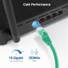 imageCable Matters 10Gbps 5Color Combo Snagless Cat 6 Ethernet Cable  5ft Cat 6 Cable Cat6 Cord Ethernet Cord Multicolored Black Blue White Green Red5 Feet