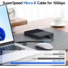 imageCable Matters 10Gbps USB C to Micro USB 30 Cable  33ft USBC Hard Drive Cable Micro B to USBC Cord Compatible with Seagate LaCie Toshiba Samsung WD External Hard Drive BlackBlack