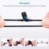 imageCable Matters 10Pack Ultra Strong Silicone Magnetic Cable Ties Magnetic Cord TiesZipTiesCord Organizer Black and White20Pack