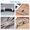 imageCable Matters 10Pack Ultra Strong Silicone Magnetic Cable Ties Magnetic Cord TiesZipTiesCord Organizer Black and White20Pack