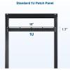 imageCable Matters 1U 19Inch 24Port 10Gbps Cat6 Ethernet Patch Panel with Inline Keystone and Cable Management Bar Rackmount or Wall Mount Network Patch Panel