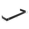 imageCable Matters 1U Hinged 19quot Wall Mount Panel Bracket 22 Lbs Max Load 1U Rack 19 Inch Rack 19Inch Wall Mount BracketWallMount Patch Panel