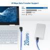 imageCable Matters 20Gbps Right Angle USB C Cable  6ft Supports Up to 8K30Hz  4K120Hz Video 240W Charging 20Gbps Data Transfer 90 Degree USB C Cable RightAngle USBC to USBC Cord6 Feet