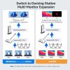 imageCable Matters 20Gbps USB C Switch 3in1Out Supports Up to 8K30Hz on Windows 4K60Hz on macOS 140W PD for Sharing a USBCThunderbolt 4 Monitor or Dock Works with Thunderbolt 45 Laptops