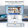 imageCable Matters 20Gbps USB C Switch for 2 Computers Supports Up to 8K30Hz on Windows 4K60Hz on macOS 140W PD for Sharing a USBCThunderbolt 4 Monitor or Dock Works with Thunderbolt 45 Laptops