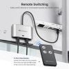 imageCable Matters 20Gbps USB C Switch for 2 Computers Supports Up to 8K30Hz on Windows 4K60Hz on macOS 140W PD for Sharing a USBCThunderbolt 4 Monitor or Dock Works with Thunderbolt 45 Laptops