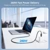 imageCable Matters 20Gbps USB C to USB C Monitor Cable  6ft  18m Supports Up to 8K30Hz  4K120Hz Video 240W Charging 20Gbps Data Transfer USBC Video Cable Works with CarPlay Android Auto3 ft