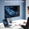 imageCable Matters 20Gbps USB C to USB C Monitor Cable  6ft  18m Supports Up to 8K30Hz  4K120Hz Video 240W Charging 20Gbps Data Transfer USBC Video Cable Works with CarPlay Android Auto6 ft