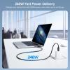 imageCable Matters 20Gbps USB C to USB C Monitor Cable  6ft  18m Supports Up to 8K30Hz  4K120Hz Video 240W Charging 20Gbps Data Transfer USBC Video Cable Works with CarPlay Android Auto6 ft