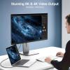 imageCable Matters 20Gbps USB C to USB C Monitor Cable  6ft  18m Supports Up to 8K30Hz  4K120Hz Video 240W Charging 20Gbps Data Transfer USBC Video Cable Works with CarPlay Android Auto3 ft