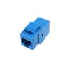 imageCable Matters 2Pack 1Port Ethernet Wall Plate White Cat6 Wall Plate Cat5e Ethernet Outlet with White RJ45 Keystone JackBlue