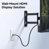 imageCable Matters 2Pack 1Port HDMI Wall Plate in White 4K UHD ARC and Ethernet PassThru Support1Port