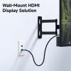 imageCable Matters 2Pack 1Port HDMI Wall Plate in White 4K UHD ARC and Ethernet PassThru Support2Port
