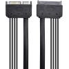 imageCable Matters 2Pack 22Pin Power and Data SATA Extension Cable  20 Inches