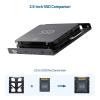 imageCable Matters 2Pack 25 to 35 Hard Drive Adapter for SSDs Dual SSD Mounting Bracket Kit 25 to 35 Adapter 35 to 25 Adapter Includes Screws SATA Cables and Screwdriver