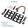 imageCable Matters 2Pack 25 to 35 Hard Drive Adapter for SSDs Dual SSD Mounting Bracket Kit 25 to 35 Adapter 35 to 25 Adapter Includes Screws SATA Cables and Screwdriver