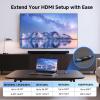 imageCable Matters 2Pack 48Gbps HDMI 21 Coupler for 8K60Hz  4K240Hz with HDR 8K HDMI Extender Female to Female Adapter Black