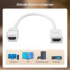 imageCable Matters 2Pack 48Gbps HDMI 21 Keystone Pigtail Cable  8 Inches Supports 8K60Hz 4K240Hz and HDR 8K HDMI Keystone Pigtail Adapter