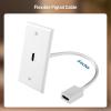 imageCable Matters 2Pack 48Gbps HDMI 21 Keystone Pigtail Cable  8 Inches Supports 8K60Hz 4K240Hz and HDR 8K HDMI Keystone Pigtail Adapter