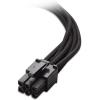 imageCable Matters 2Pack 6 Pin PCIe Extension Cable 10 Inches PCIe to PCIe Power Extension