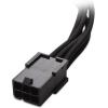 imageCable Matters 2Pack 6 Pin PCIe Extension Cable 10 Inches PCIe to PCIe Power Extension