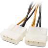 imageCable Matters 2Pack 8Pin PCIe to Molex 2X Power Cable 4 Inches