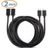 imageCable Matters 2Pack High Speed HDMI Extension Cable 6 ft Male to Female HDMI Extender Cable with Ethernet  3D and 4K Resolution Ready10 Feet
