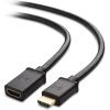 imageCable Matters 2Pack High Speed HDMI Extension Cable 6 ft Male to Female HDMI Extender Cable with Ethernet  3D and 4K Resolution Ready15 Feet