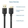 imageCable Matters 2Pack Micro USB 30 Cable  6ft External Hard Drive Cable USB to USBMicro B Cord Compatible with Seagate LaCie Toshiba Samsung Western DigitalWD External Hard Drive BlackBlack