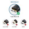 imageCable Matters 2Pack Micro USB 30 Cable  6ft External Hard Drive Cable USB to USBMicro B Cord Compatible with Seagate LaCie Toshiba Samsung Western DigitalWD External Hard Drive BlackBlack