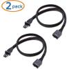 imageCable Matters 2Pack PWM 4 Pin Fan Extension Cable  12 Inches