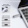 imageCable Matters 2Pack USB C Extender Adapter Up to 4K240Hz Video 240W Charging 40Gbps Data Transfer USBC Female to USBC Male Adapter USB Type C Extender