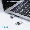 imageCable Matters 2Pack USB C Extender Adapter Up to 4K240Hz Video 240W Charging 40Gbps Data Transfer USBC Female to USBC Male Adapter USB Type C Extender