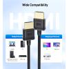 imageCable Matters 2Pack Ultra Thin HDMI Cable 6 ft Support 4K60Hz Ultra Slim HDMI Cable 4K Rated with Ethernet HDR Support for PS5 Xbox Series XS RTX40903090 RX 79007800 Apple TV and More3 Feet