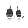 imageCable Matters 2Pack Unidirectional DisplayPort to HDMI Cable  6ft GoldPlated DP to HDMI Cable Display Port to HDTVMonitorProjector Conversion Cord10 Feet