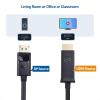 imageCable Matters 2Pack Unidirectional DisplayPort to HDMI Cable  6ft GoldPlated DP to HDMI Cable Display Port to HDTVMonitorProjector Conversion Cord6 Feet