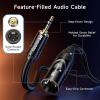 imageCable Matters 35mm to XLR Cable  6ft Male to Male XLR to 18 Inch Cable Compatible with iPod MP3 Player Laptop Voice Recorder and More Black  Not for Microphone Use6 Feet