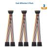 imageCable Matters 3Pack 15 Pin SATA Power Splitter Cable  8 Inches SATA Power YSplitter Cable