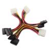 imageCable Matters 3Pack 4 Pin Molex to Dual SATA Power YCable Adapter 6 Inches