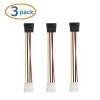 imageCable Matters 3Pack 4 Pin Molex to SATA Power Cable SATA to Molex  6 Inches