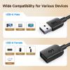 imageCable Matters 3Pack Short USB Extension Cable  3ft Male to Female USB Extender Cable USB20 Extension Cord 480Mbps Black10 Feet