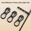imageCable Matters 3Pack Short USB Extension Cable  3ft Male to Female USB Extender Cable USB20 Extension Cord 480Mbps Black6 Feet