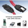 imageCable Matters 3Pack Straight SATA Cable  18 Inch SATA III 6Gbps Data Cable for SSD HDD CDDVD Drives Hard Drive Optical Drive Gaming PC Desktop Motherboard BlackRed