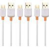 imageCable Matters 3Pack USB to USB C Charging Cable 66 ft with 3A Fast Charging in Black for iPhone 1615 Samsung Galaxy S23 Ultra S23 S22 Note 20 LG G8 Google Pixel 7a iPad Pro Nintendo SwitchWhite