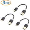 imageCable Matters 3Pack USB to USB C Charging Cable 66 ft with 3A Fast Charging in Black for iPhone 1615 Samsung Galaxy S23 Ultra S23 S22 Note 20 LG G8 Google Pixel 7a iPad Pro Nintendo SwitchBlack