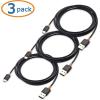 imageCable Matters 3Pack USB to USB C Charging Cable 66 ft with 3A Fast Charging in Black for iPhone 1615 Samsung Galaxy S23 Ultra S23 S22 Note 20 LG G8 Google Pixel 7a iPad Pro Nintendo SwitchBlack