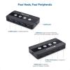 imageCable Matters 4 Port USB 30 Switch USB Sharing Switch for 4 Computers and USB Peripherals  Button or Wireless Remote Control Switching  Includes a USBC Adapter for USBC USB4 and Thunderbolt 4