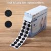 imageCable Matters 400 Pcs 200 Pairs Hook and Loop SelfAdhesive Dots 05 Inch Diameter Round Adhesive Dots for Crafts Classroom Office Home Organization Black05inch dot