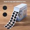imageCable Matters 400 Pcs 200 Pairs Hook and Loop SelfAdhesive Dots 05 Inch Diameter Round Adhesive Dots for Crafts Classroom Office Home Organization Black075inch dot