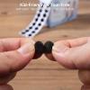 imageCable Matters 400 Pcs 200 Pairs Hook and Loop SelfAdhesive Dots 05 Inch Diameter Round Adhesive Dots for Crafts Classroom Office Home Organization Black05inch dot